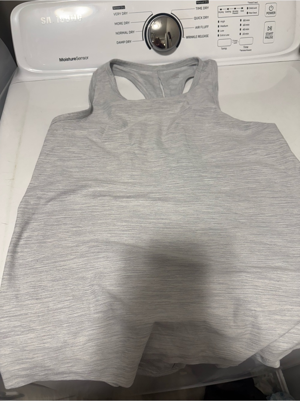 Old Navy Light Gray Racerback Tank